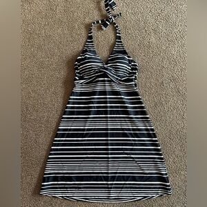 Athleta Tara Halter Tie Swim Dress
